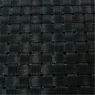 Tissu noir de meubles de PVC, tissu de maille enduit de polyester de vinyle extérieur fournisseur