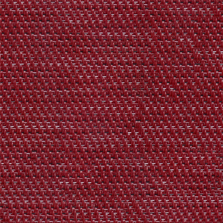 Plancher de vinyle tissé par polyester étanche à l'humidité pour la couleur rouge extérieure fournisseur