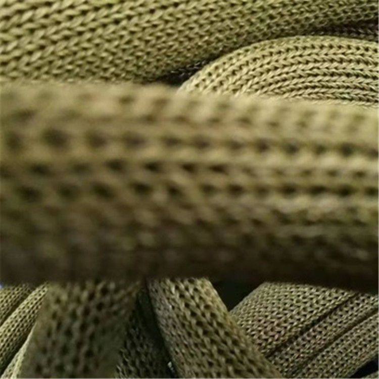 Surface douce de meubles de Textiline de corde de couleur extérieure en caoutchouc de Brown fournisseur