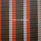 Petit pain de tapis de vinyle tissé par PVC de conception de rayure pour antidérapage extérieur commercial fournisseur